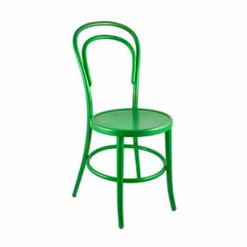 Vienna Bentwood Chair – Green – 40cmW x 40cmD x 85cmH