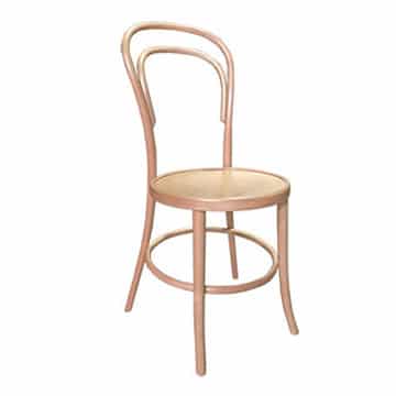 Vienna Bentwood Chair – Natural – 40cmW x 40cmD x 85cmH