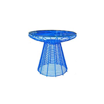 Urban Wire Side Table – Blue – 48cmW x 50cmH