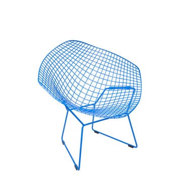 Urban Wire Armchair – Blue – 84cmW x 74cmD x 77cmH