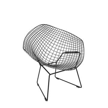 Urban Wire Armchair – Black – 84cmW x 74cmD x 77cmH