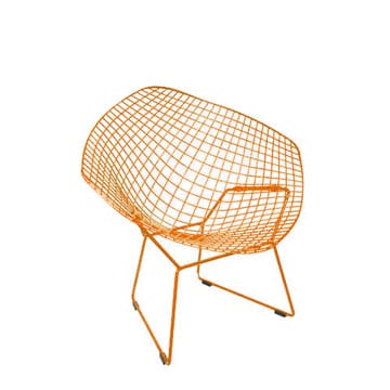 Urban Wire Armchair – Orange – 84cmW x 74cmD x 77cmH