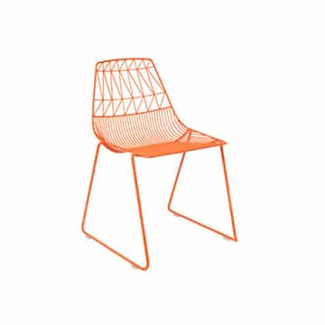 Bend Chair – Orange – 50cmW x 53cmD x 80cmH