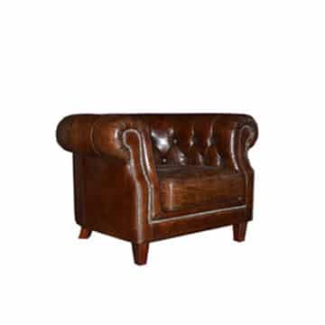 Oxford Chesterfield Armchair – Chocolate Brown – 104cmW x 72cmD x 74cmH