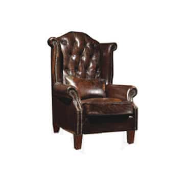 Oxford Chesterfield Wingback Armchair – Chocolate Brown – 79cmW x 89cmD x 109cmH