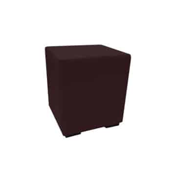 Cube Ottoman – Brown – 45cmW x 45cmD x 45cmH