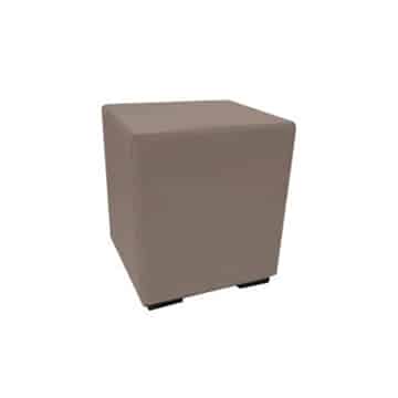 Cube Ottoman – Latte – 45cm x 45cm x 45cmH