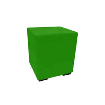 Cube Ottoman – Green – 45cmW x 45cmD x 45cmH