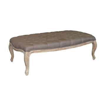 French Bouton Daybed – Taupe – 135cmL x 75cmW x 40cmH