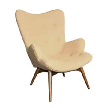 Featherston Armchair – Stone – 74cmW x 80cmD x 90cmH
