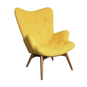Featherston Armchair – Mustard – 74cmW x 80cmD x 90cmH