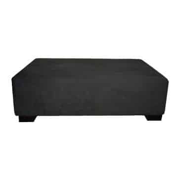 Daybed – Black Suede – 132cmL x 81cmW x 42cmH