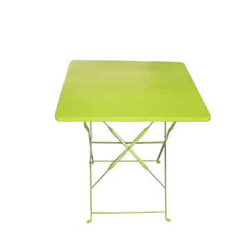 Garden Square Table – Green – 70cmW x 72cmH