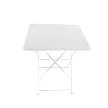 Garden Square Table – White – 70cmW x 72cmH