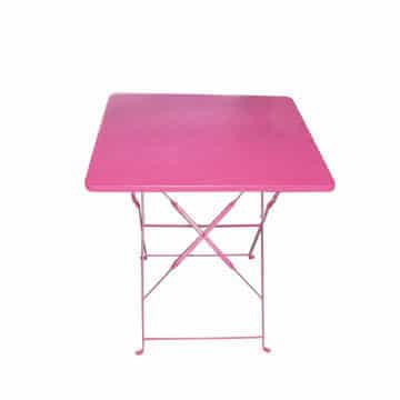 Garden Square Table – Pink – 70cmW x 72cmH
