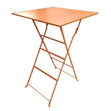 Garden Bar Table – Orange – 70cmSQ x 105cmH
