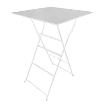 Garden Bar Table – White – 70cmSQ x 105cmH