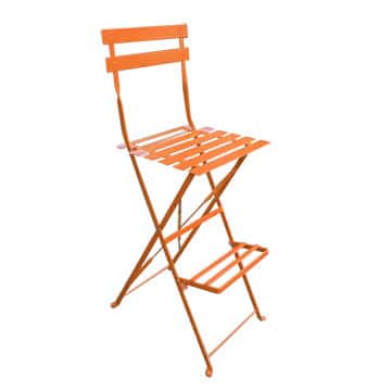 Garden Bar Stool – Orange – 40cmW x 43cmD x 130cmH