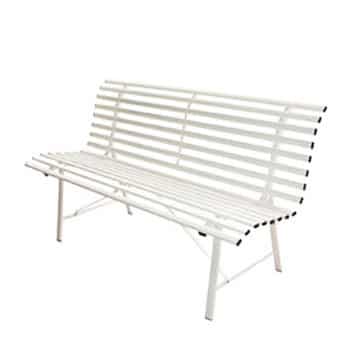 Garden Bench – White – 122cmL x 80cmD x 84cmH