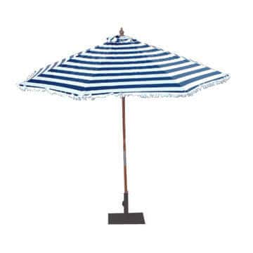 Market Umbrella – Blue and White Striped – 270cmW x 200cmH