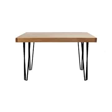 Hairpin Dining Table – Black Legs – 120cmL x 120cmW x 75cmH