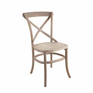 Hamptons Chair – Natural Oak – 44cmW x 40cmD x 90cmH