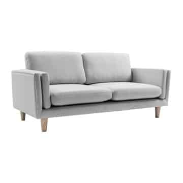Harpers Two Seater Lounge – Light Grey – 190cmL x 85cmD x 86cmH