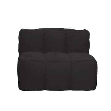 Lazy Lounge – Middle Piece – Black – 90cmW x 90cmD x 65cmH