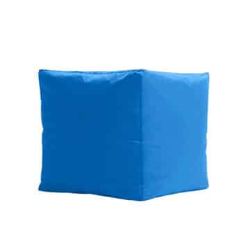 Lazy Cube Ottoman – Blue – 40cmW x 40cmD x 40cmH