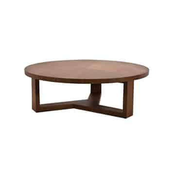 Linea Tripod Coffee Table – Oak Timber – 90cmW x 40cmH