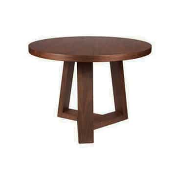 Linea Tripod Dining Table – Oak Timber – 100cmW x 70cmH