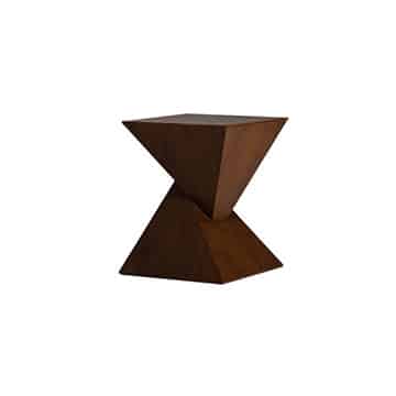 Linea Pyramid Low Stool – Oak Timber – 40cmW x 40cmD x 45cmH