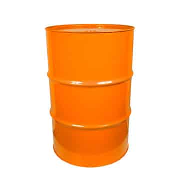 Oil Drum Bar Table – Orange – 58cmW x 88cmH