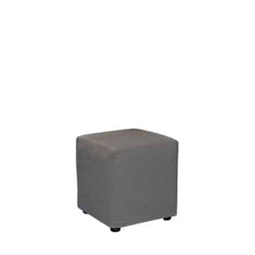 Modular Cube Ottoman – Pebble Grey – 40cmW x 40cmD x 45cmH