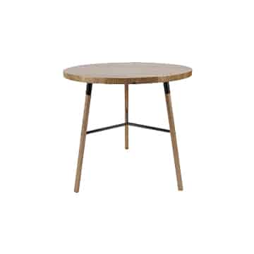 Nordic Cafe Table – Black – 70cmW x 75cmH