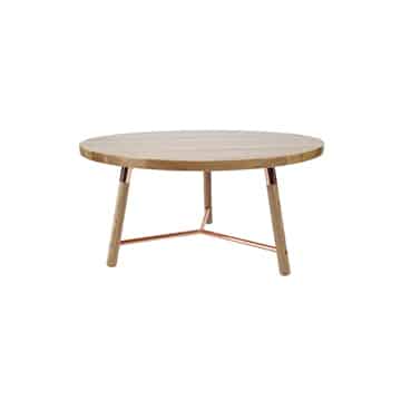 Nordic Coffee Table – Copper – 90cmW x 46cmH