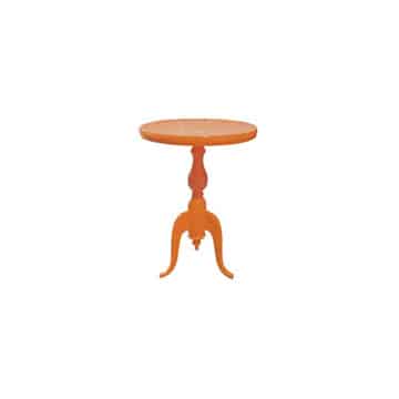 New York Side Table – Orange – 40cmW x 55cmH