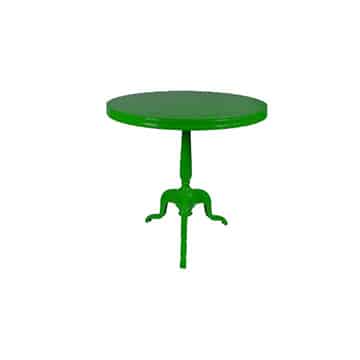 New York Cafe Table – Green – 75cmW x 70cmH