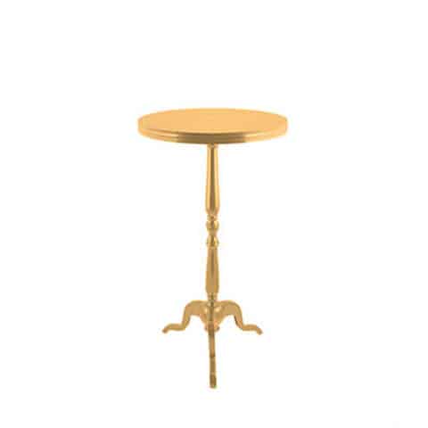 New York Bar Table – Gold – 60cmW x 112cmH