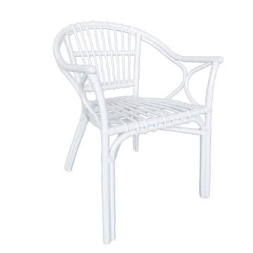 Ewagu Chair – White – 43cmW x 60cmD x 76cmH