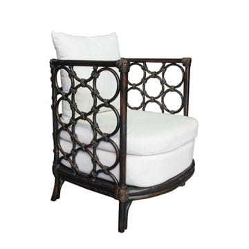 Ramada Chair – Chocolate with White Cushions