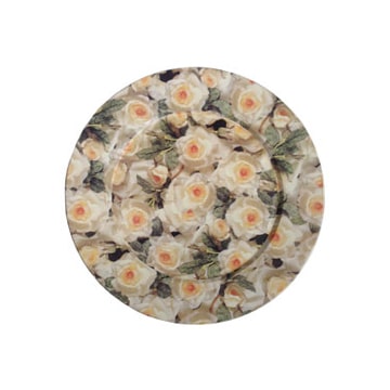 Charger Plate – Cream Floral Design