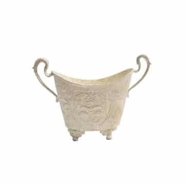 Antique French Planter With Handles – Ivory – Assorted Sizes