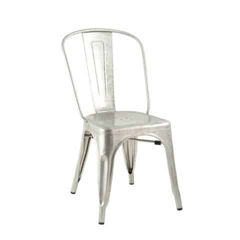 Tolix Chair – Galvanised – 44cmW x 36cmD x 85cmH