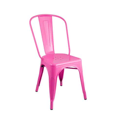 Tolix Chair – Pink – 44cmW x 36cmD x 85cmH