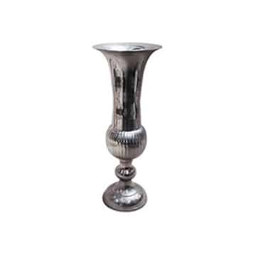 Flute Urn – Silver – Set of Two