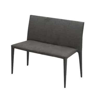 Windsor Bench Seat – Charcoal – 120cmL x 60cmD x 89cmH