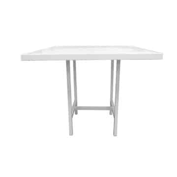 Windsor Bar Table – White – 120cmL x 120cmW x 110cmH