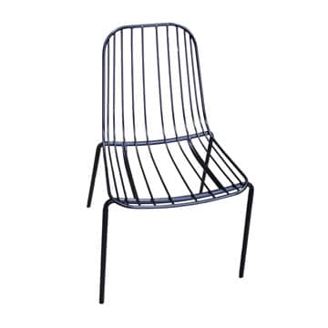 Wireworx Chair – Black – 41cmW x 40cmD x 67cmH