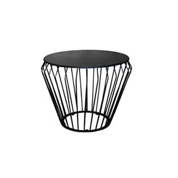 Wireworx Side Table – Black – 60cmW x 50cmH